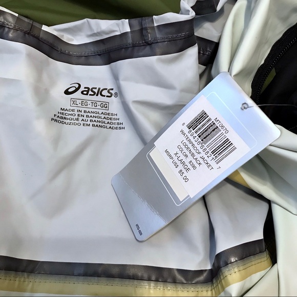 ASICS NWT Waterproof Jacket for Men Size XL - Picture 13 of 14